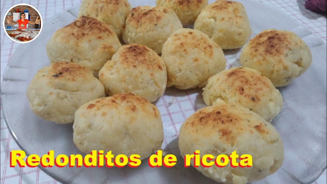 RECETA DE REDONDITOS DE RICOTA
