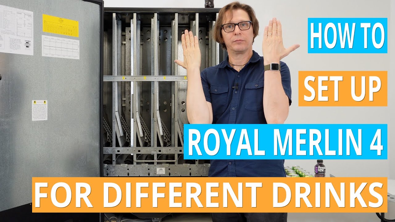Royal Drink Vending Machine - How to vend different drink sizes