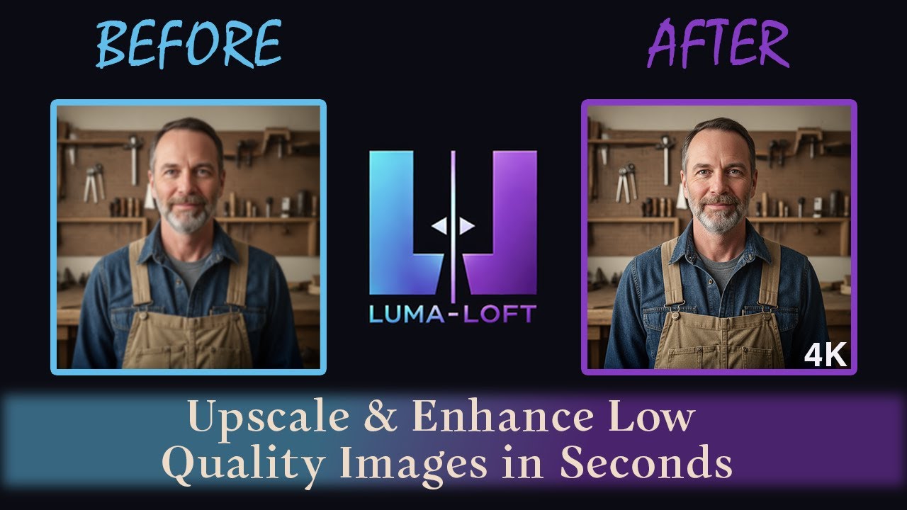 Upscale Images to 4K Quality in Seconds | Image Upscaler HD – Luma-Loft