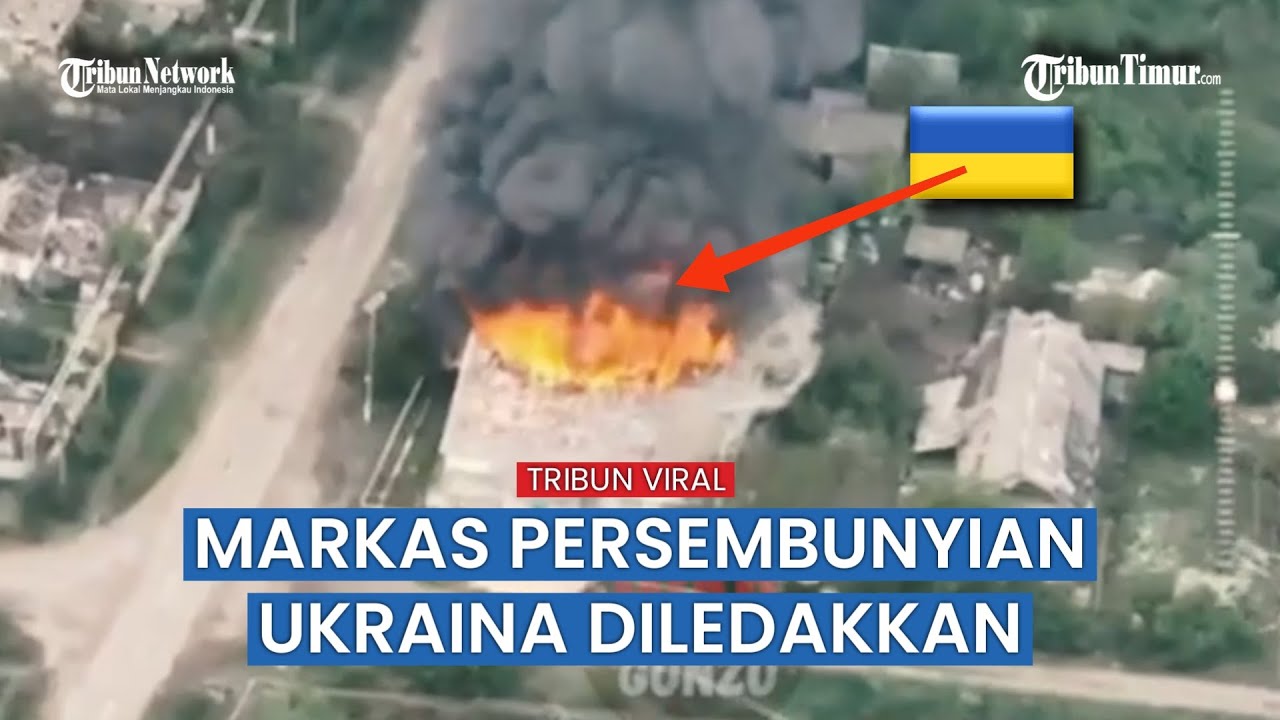 Pasukan Moskow Bombardir Sejumlah Bangunan Militer Ukraina di Krasnogorovka