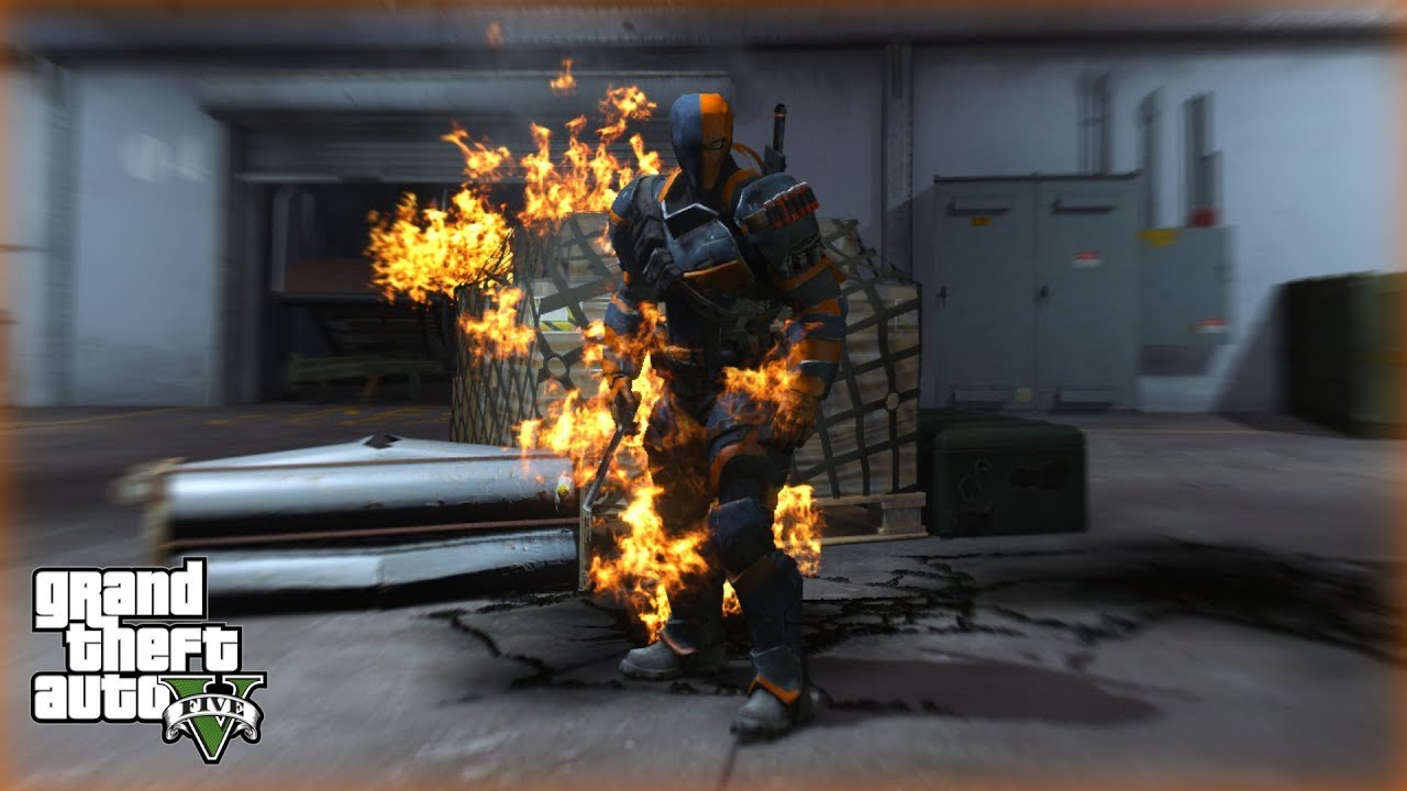 GTA 5 - The Ultimate DEATHSTROKE Mod! (Gameplay)