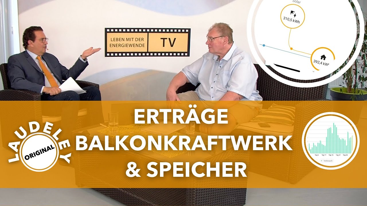 LAUDELEY: ERTRÄGE BALKONKRAFTWERK/SPEICHER