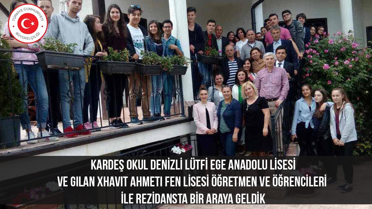 Denizli Lütfi Ege Anadolu Lisesi ve Gilan Xhavit Ahmeti Fen Lisesi Etkinliği