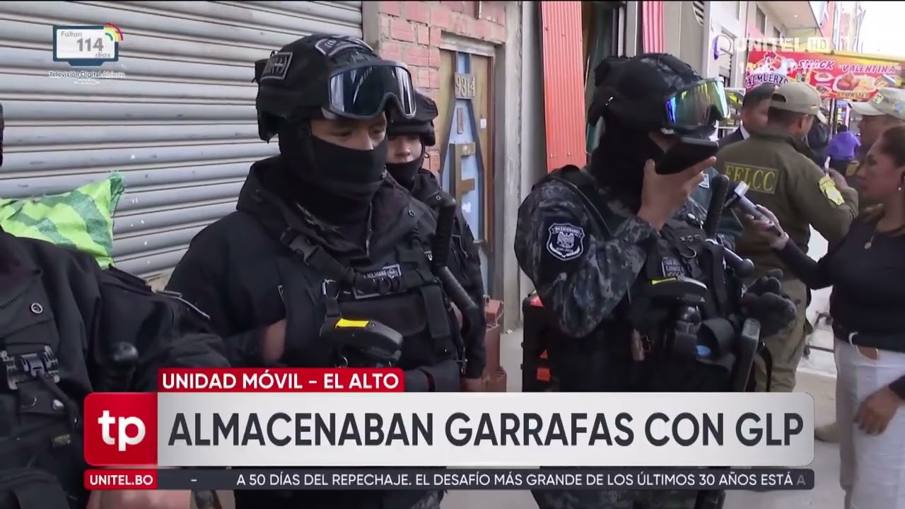 ANH interviene camión que dejó 200 garrafas de GLP en tienda de El Alto