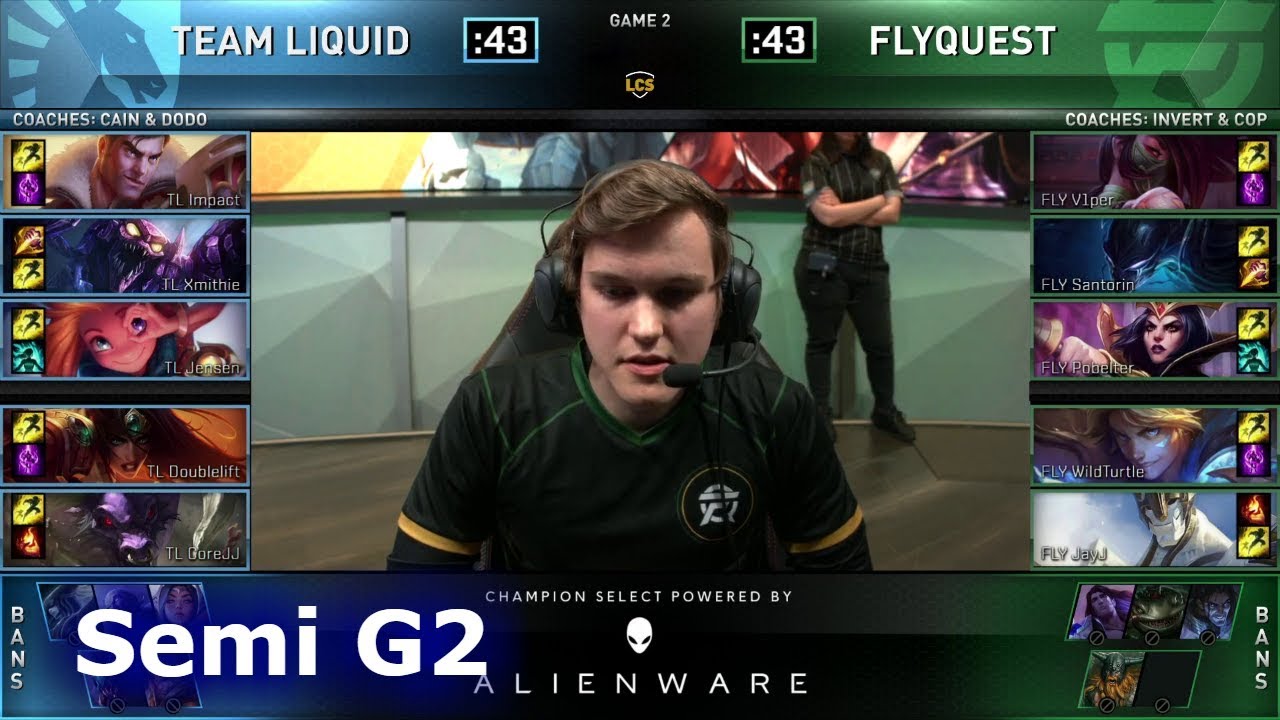 TL vs FLY - Game 2 | Semi Finals S9 LCS Spring 2019 | Team Liquid vs FlyQuest G2