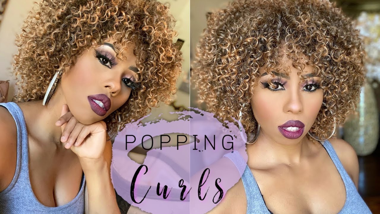 The MOST NATURAL curly wig EVER! 3c/4a CURLS! Collab feat. ZarZarGalore (Ebonyline.Com)
