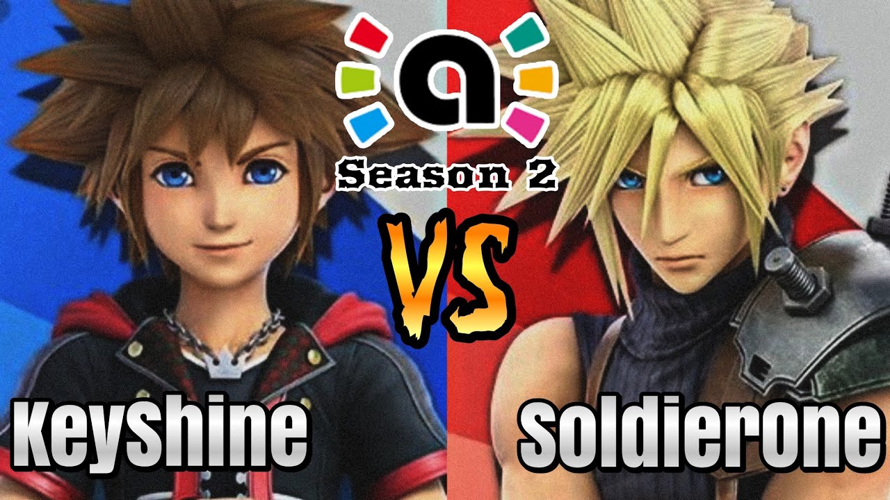 Smash Ultimate Amiibo: KeyShine (Sora) vs SoldierOne (Cloud) | AFL - S2