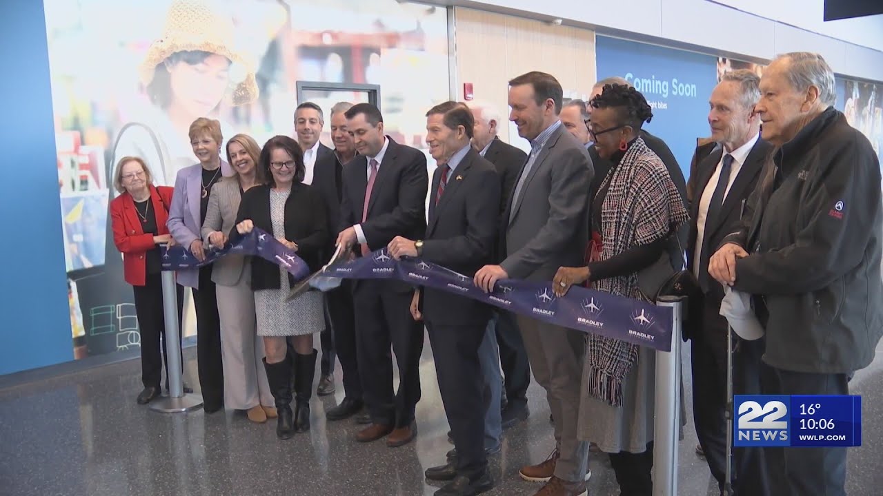 Bradley Airport unveils new concourse with upgraded amenities