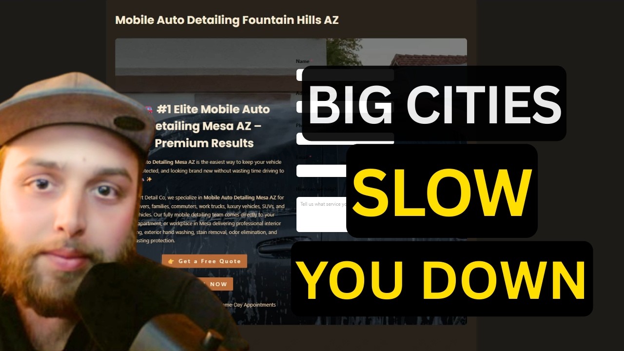 Why Avoiding Major Cities Makes SEO Rank Faster