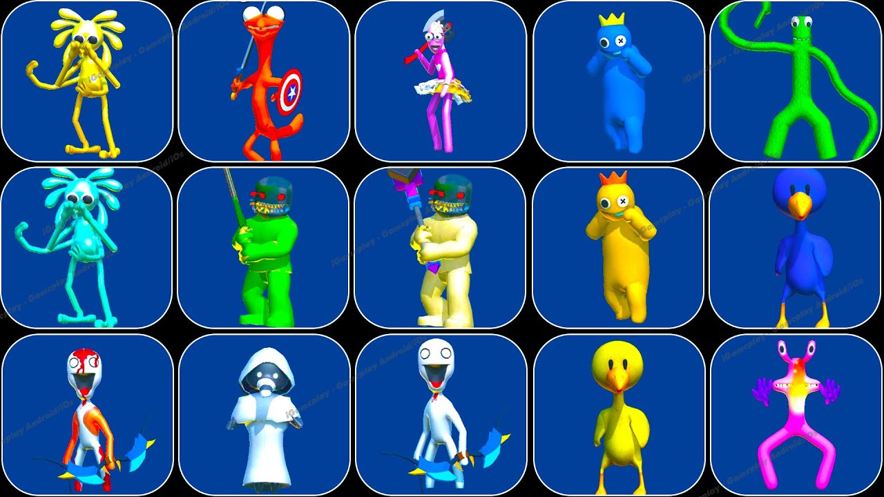 Merge Master Blue Monster, Merge Rainbow Friends, Merge Monster Rainbow Friends
