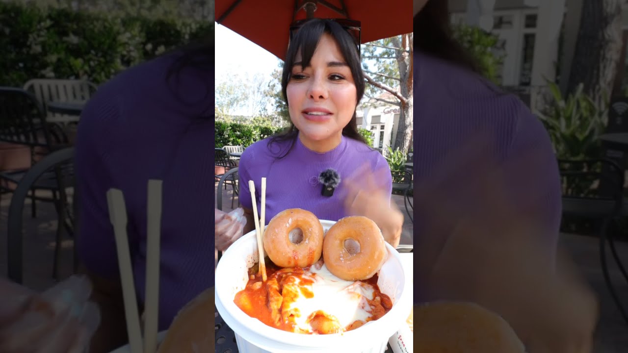 Tteokbokki & Krispy Kreme Mukbang