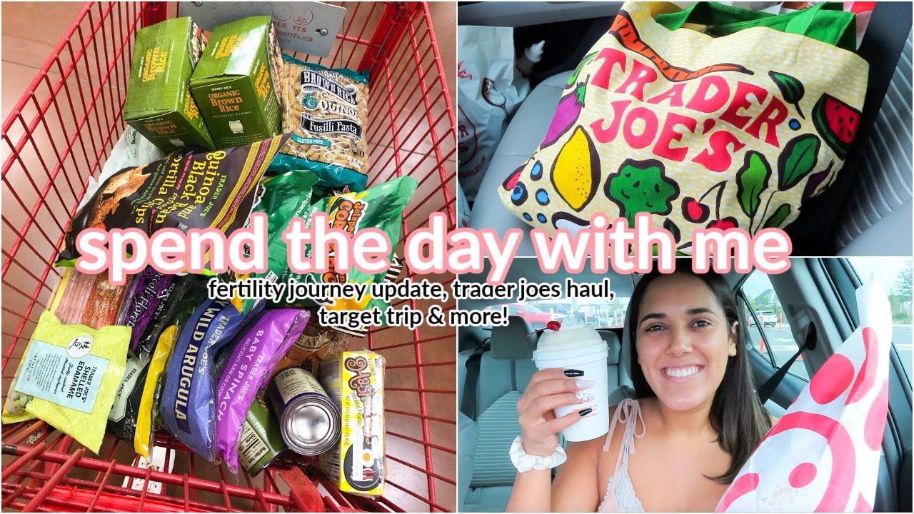 VLOG | fertility journey update, trader joes haul, target trip & more!