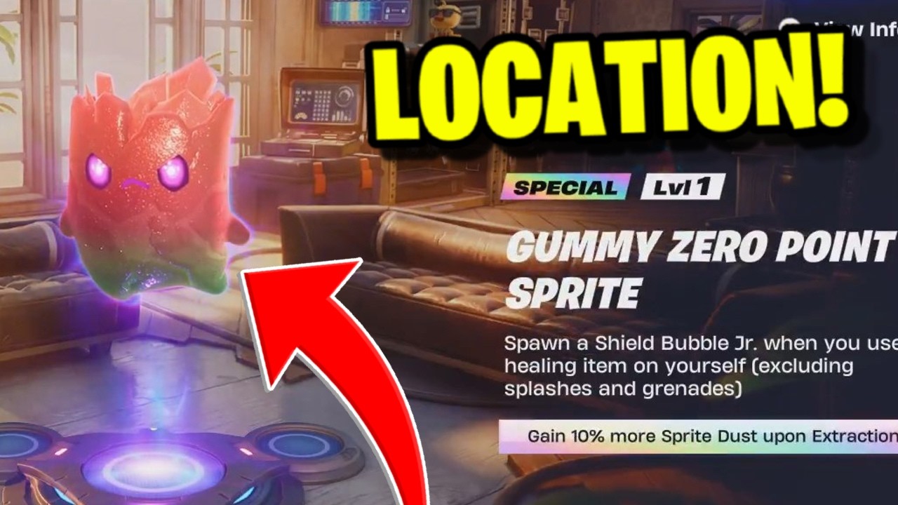 Как найти МАРМЕЛАДНОГО СПРАЙТА НУЛЕВОЙ ТОЧКИ в Fortnite! (Как разблокировать мармеладного спрайта...