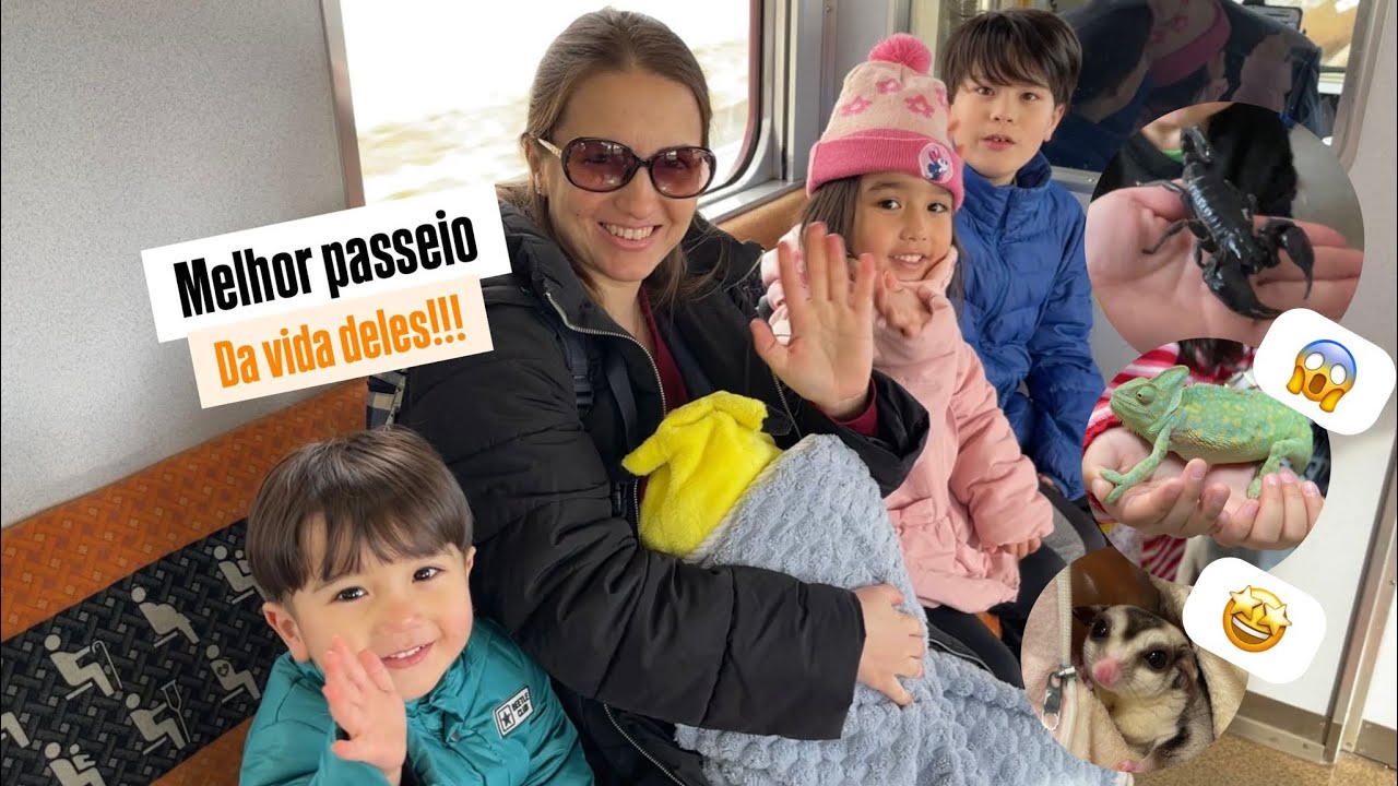 Trem e Bichinhos Exóticos no Japão 