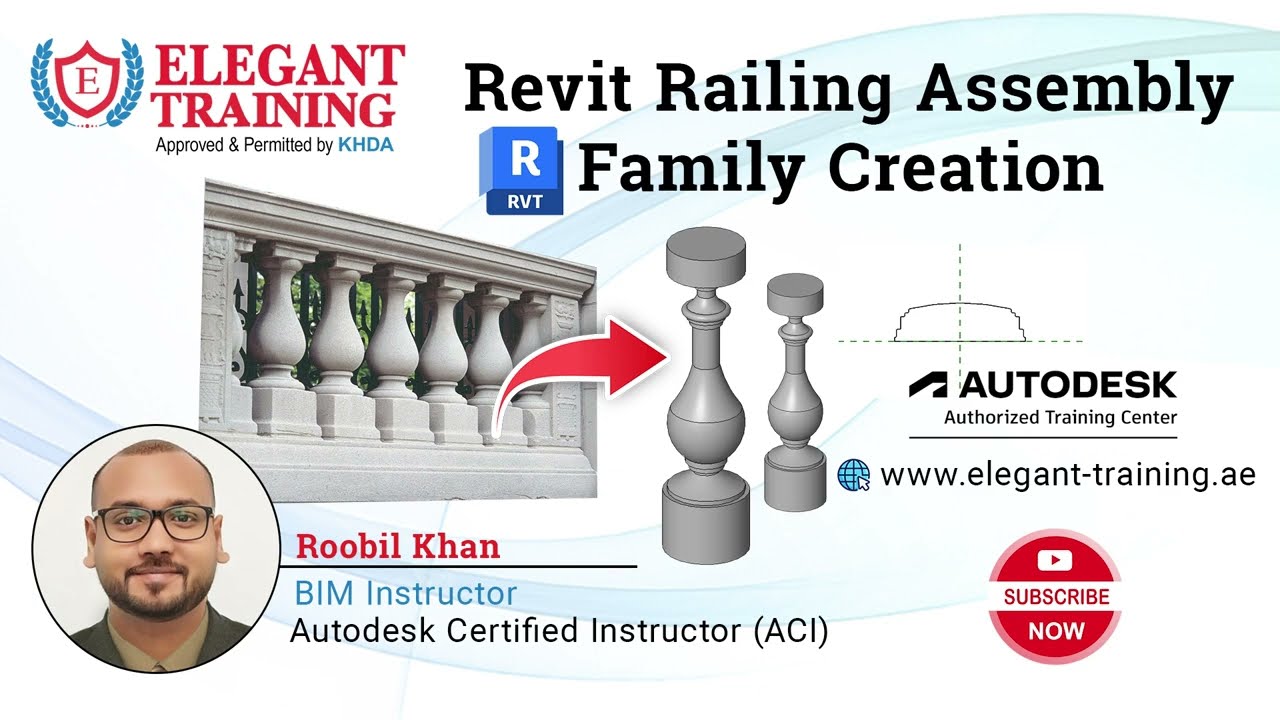 Revit Custom Railing Family Assembly | Step-by-Step Tutorial