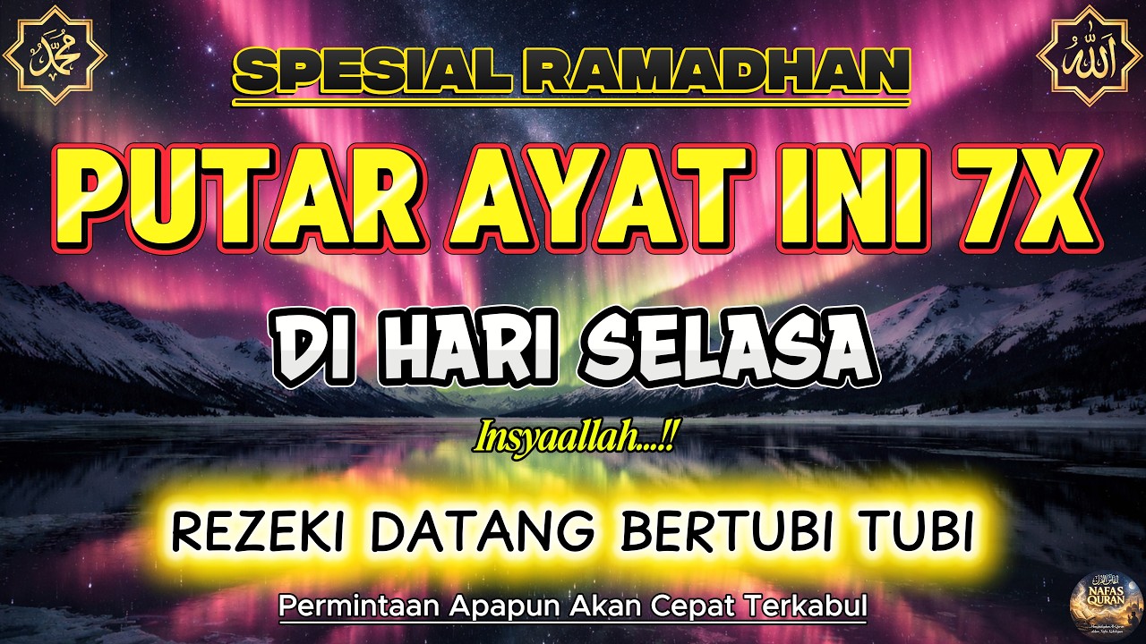 Bacaan DAHSYAT...!!! Satu Kali Putar KeKaYaAN Datang….!!