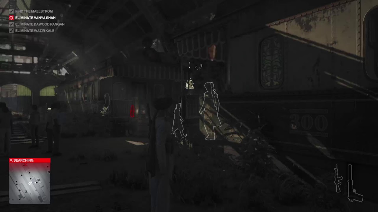 Playing the most random stuff in Hitman...