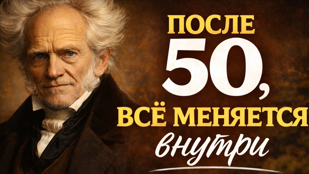 Шопенгауэр объясняет, почему после 50 лет жизнь становится тише