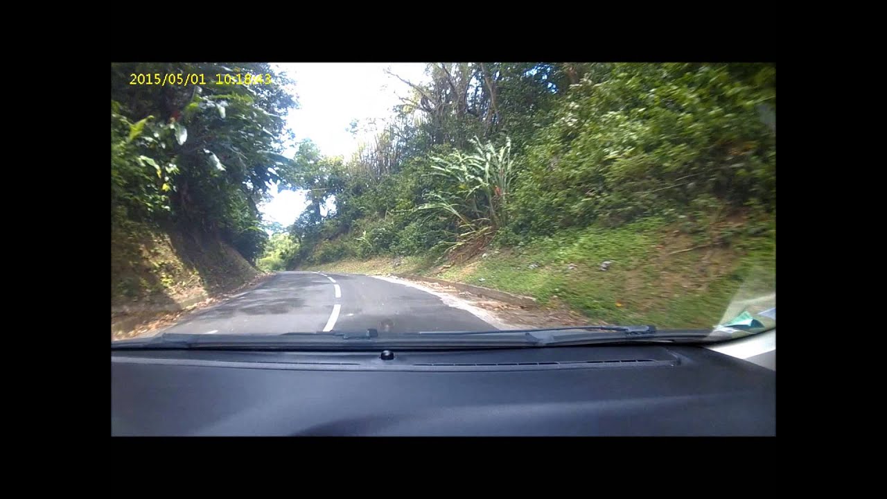 Sur la route de Grand-Rivière (Martinique)