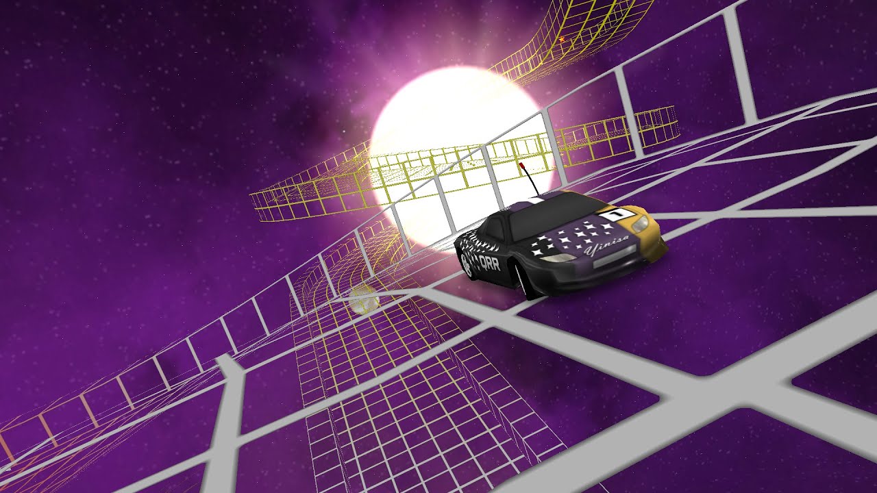 RVGL. Road In Space 2 by Saffron. 495m, 6 laps. Car Yinisa