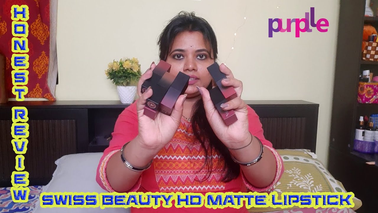 Swiss Beauty HD Matte Lipstick || Honest Review || Review & Swatches || Kanchan