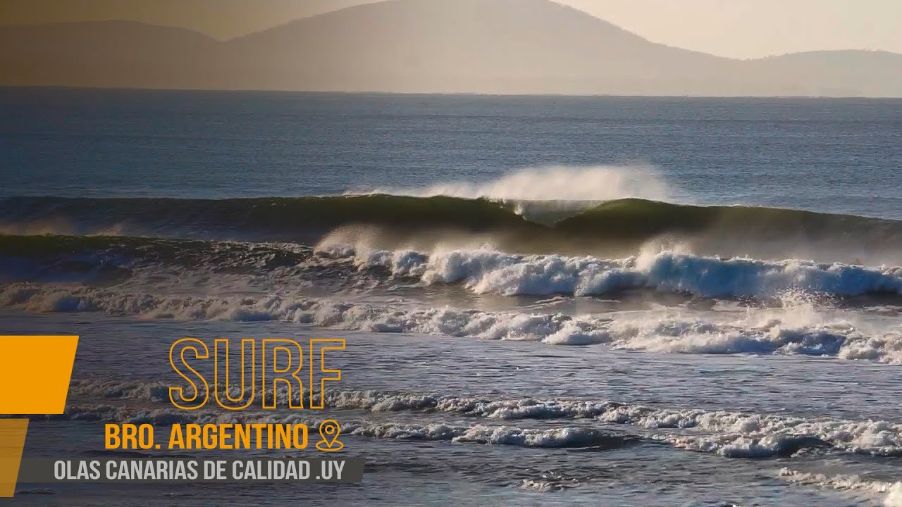 Surf en olas canarias de calidad desde Balneario Argentino