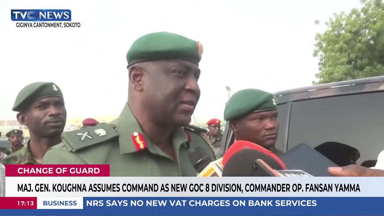 Major General Koughna Assumes Command As New GOC 8 Division