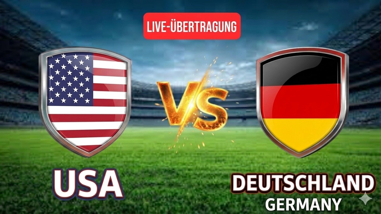 🔴 LIVE USA vs Deutschland | Internationales Freundschaftsspiel - eFootball Simulation