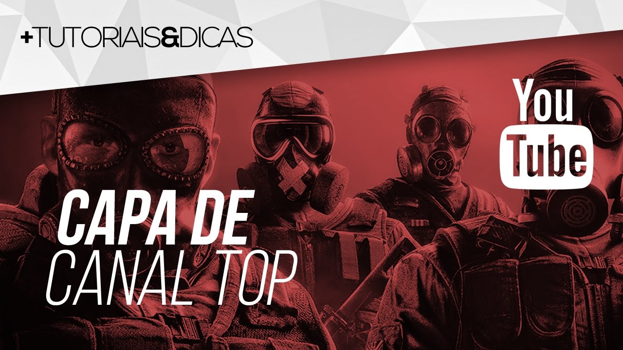 Como fazer CAPA PROFISSIONAL de CANAL pelo CELULAR