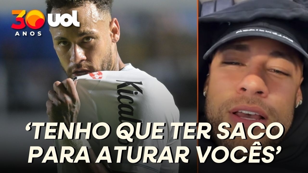 NEYMAR DESABAFA NAS REDES SOCIAIS: 'TENHO QUE TER SACO PARA ATURAR VOCÊS, DIFÍCIL AGRADAR'