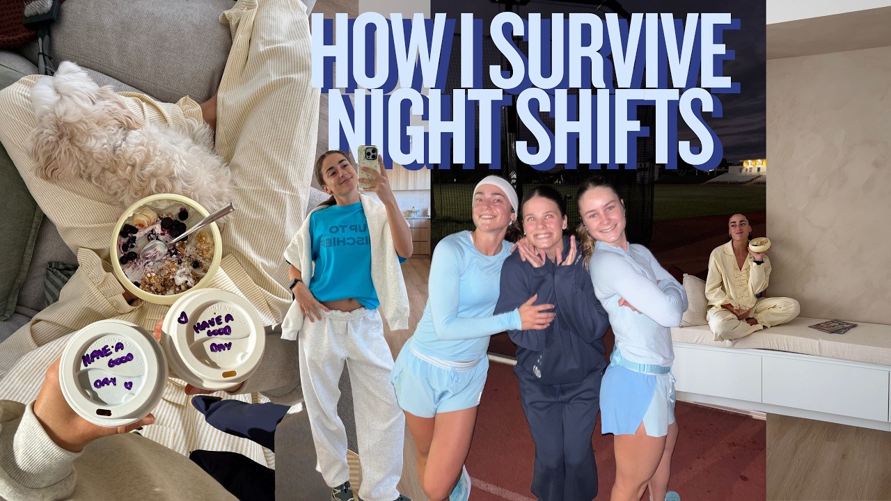 VLOG: night shifts & half mara training xoxo