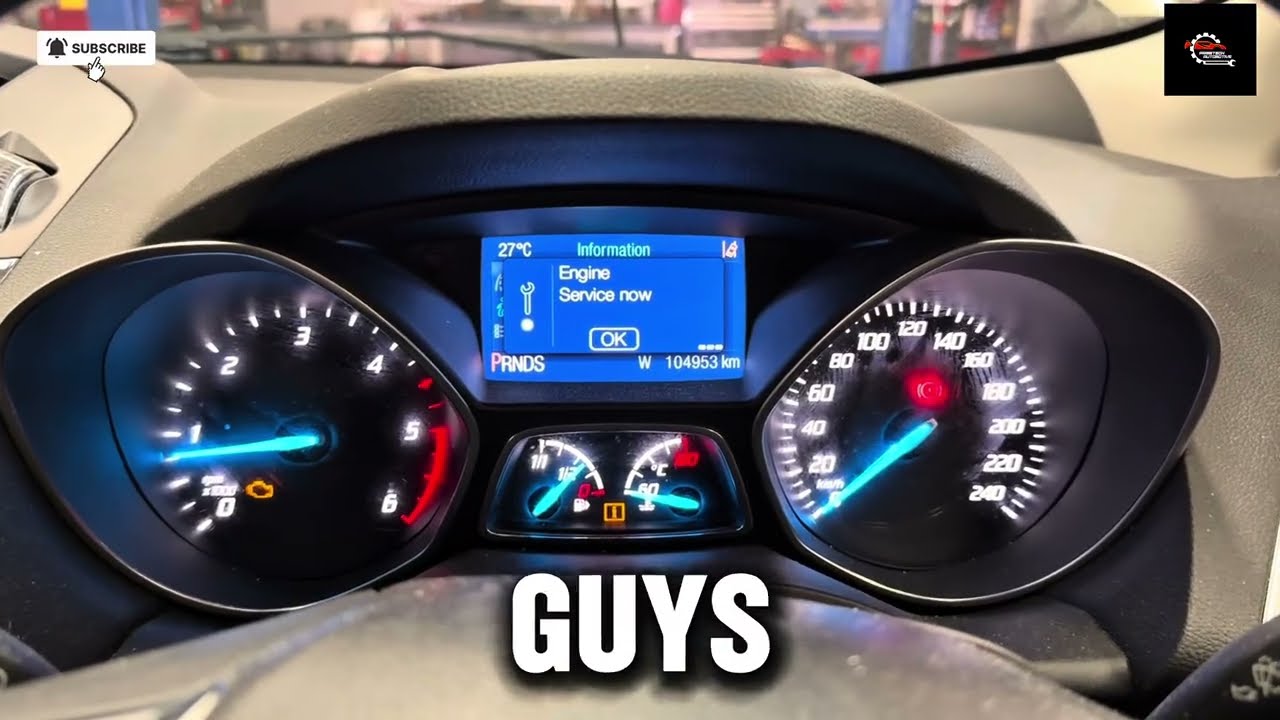 Ford Escape | Ford Kuga 2013 to 2020 Service now light reset 