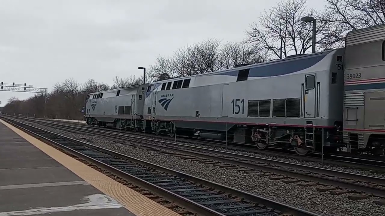 Amtrak Southwest Chief 3 at Naperville, IL