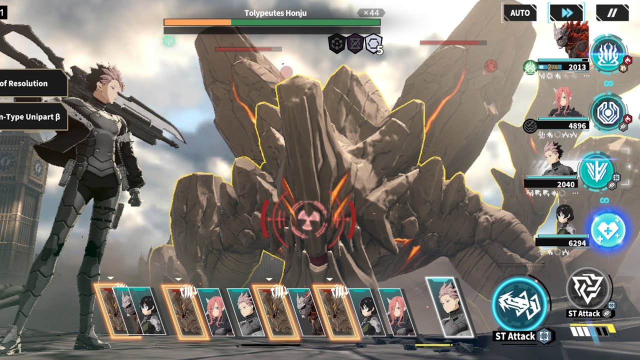 KAIJU RUSH AREA 01 - tolypeutes honju cleared - KAIJU NO 8 THE GAME