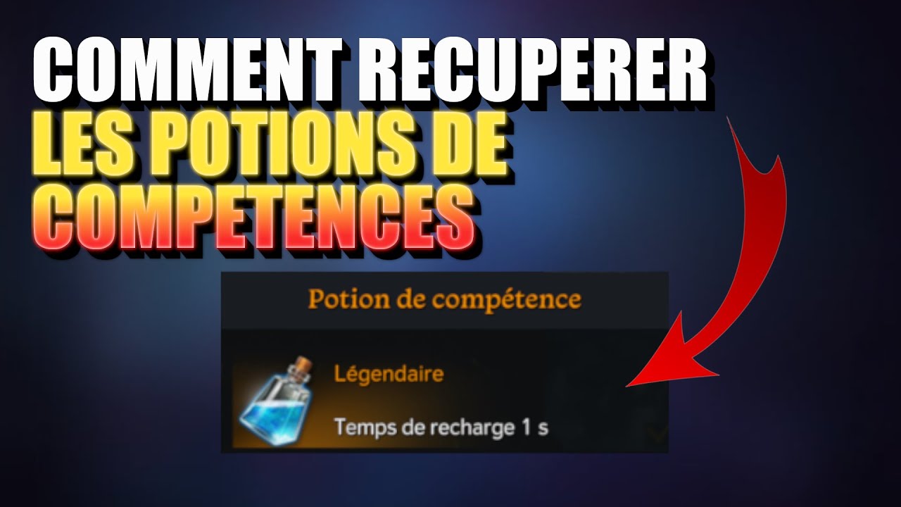 Comment récupérer les potions de compétences -  Lost Ark FR