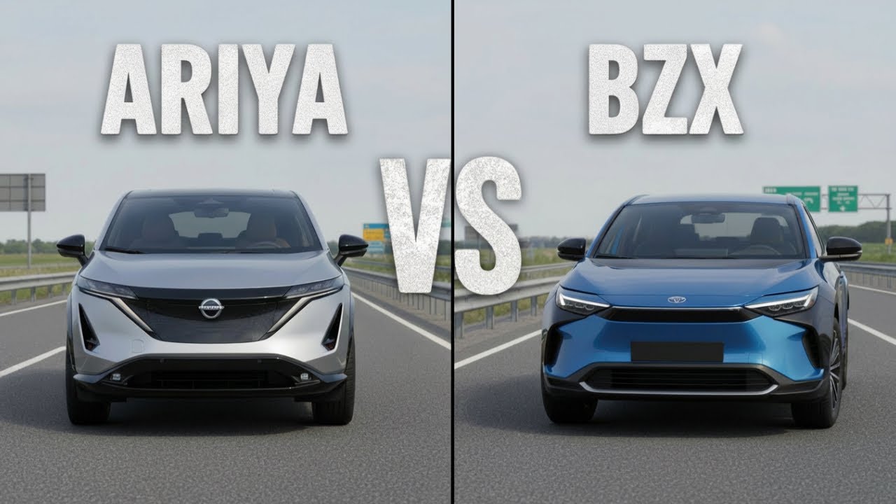 Nissan Ariya против Toyota bZ4X в Японии: битва электромобилей