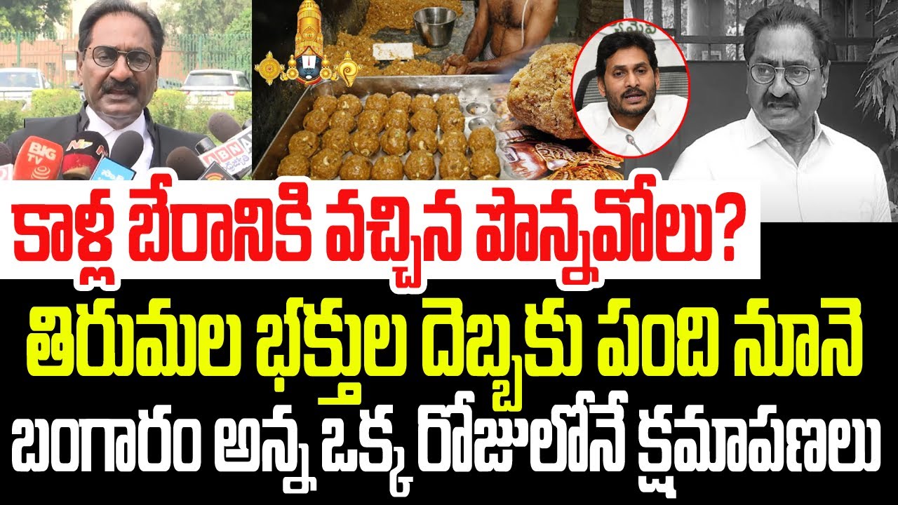 కాళ్ళ బేరానికి వచ్చిన పొన్నవోలు? తిరుమల భక్తుల దెబ్బకు ఒక్క రోజులోనే బహిరంగ క్షమాపణలు I Ponnavolu
