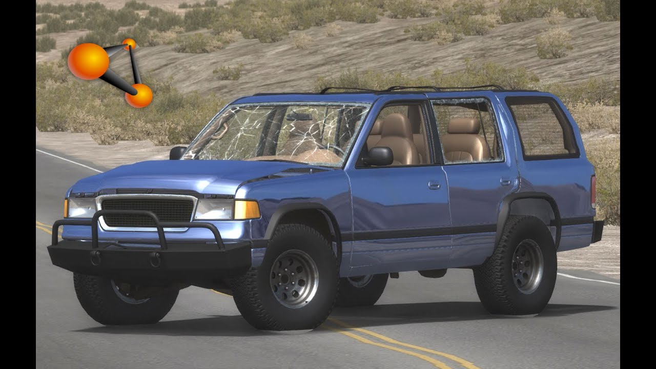 BeamNG.Drive Mod : Gavril Roamer V8 (Crash test)