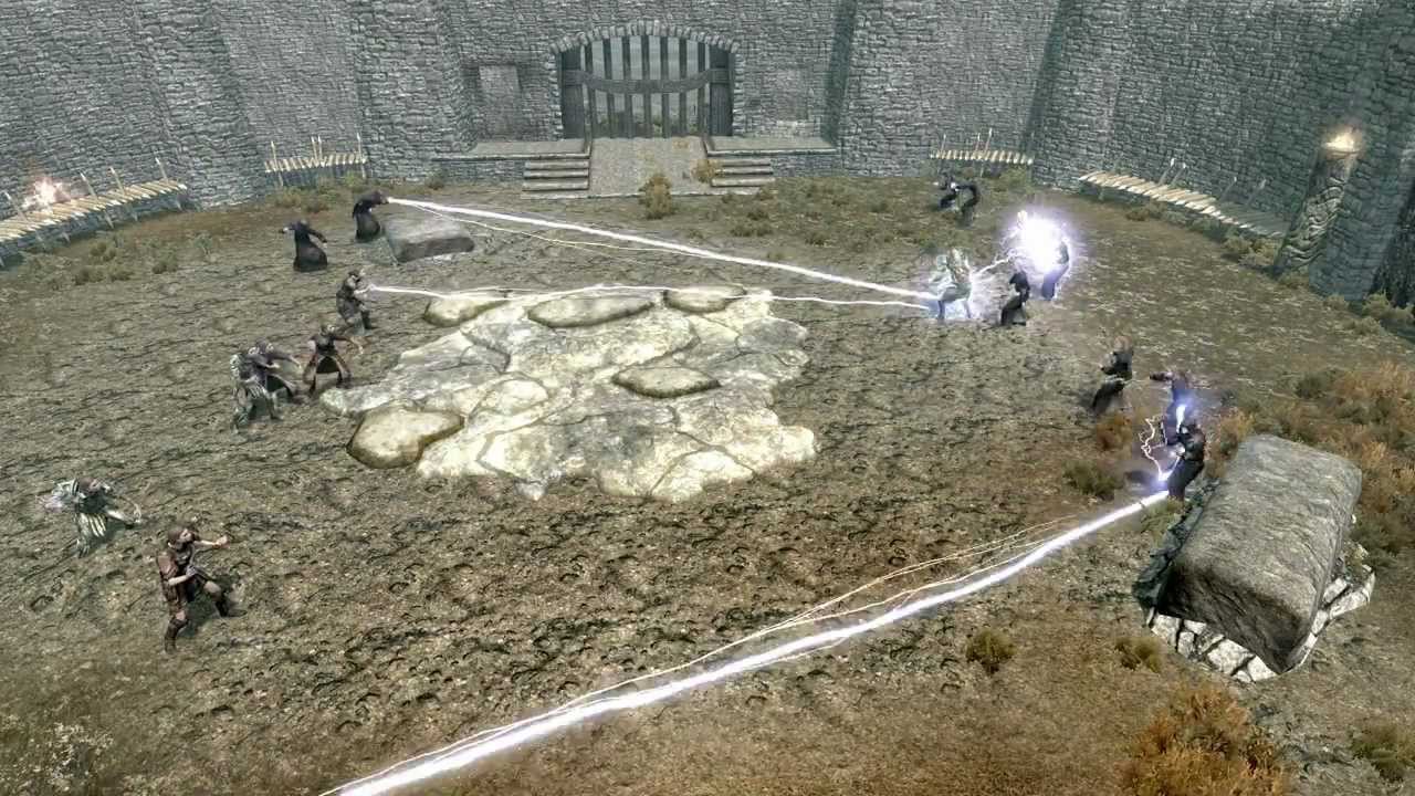 Skyrim Battle - The Strongest NPC in the game!