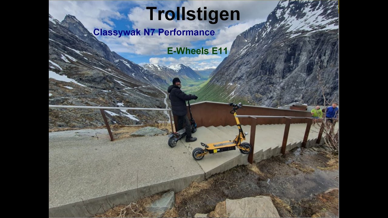 E-Wheels E11 & Classywalk N7 Performance : Trollstigen