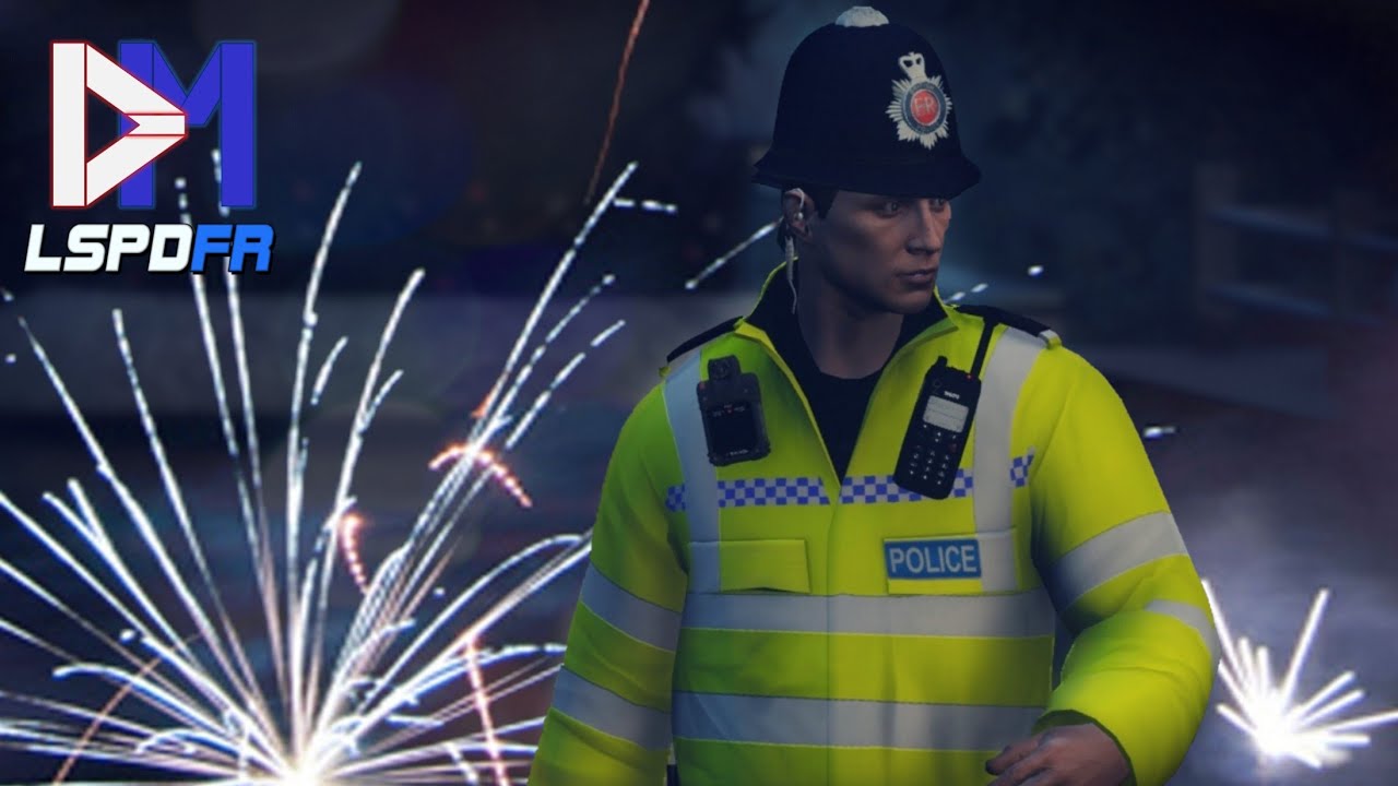 FIREWORK Night Foot Patrol Bar Fight! | Local Policing Team (GTA 5 UK Police Mod - LSPDFR) #59