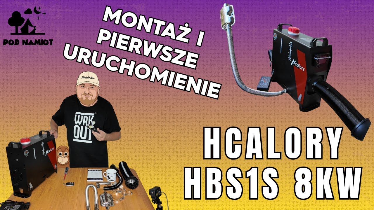 Pierwsze uruchomienie HCALORY HBS1S 8KW🔥 Montaż, aplikacja i test działania