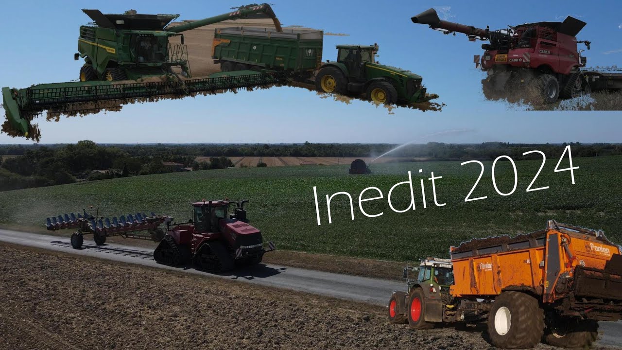 🇫🇷 Les Chantiers INEDIT 2024 !! ETA Guilloteau; Case Quadtrac;  JohnDeere X9 et plein d'autres 🚜🌾