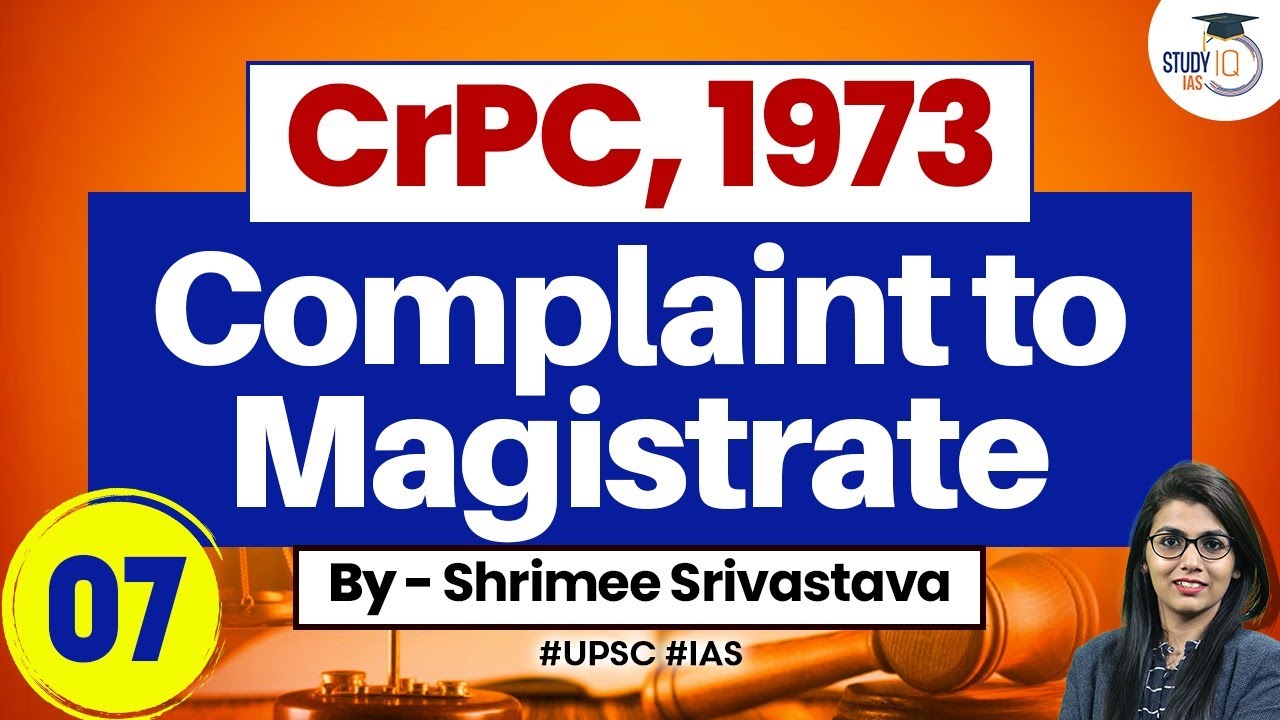 Cognizance and Complaint to Magistrate | Section 190- 210 | CrPC | Judiciary exams