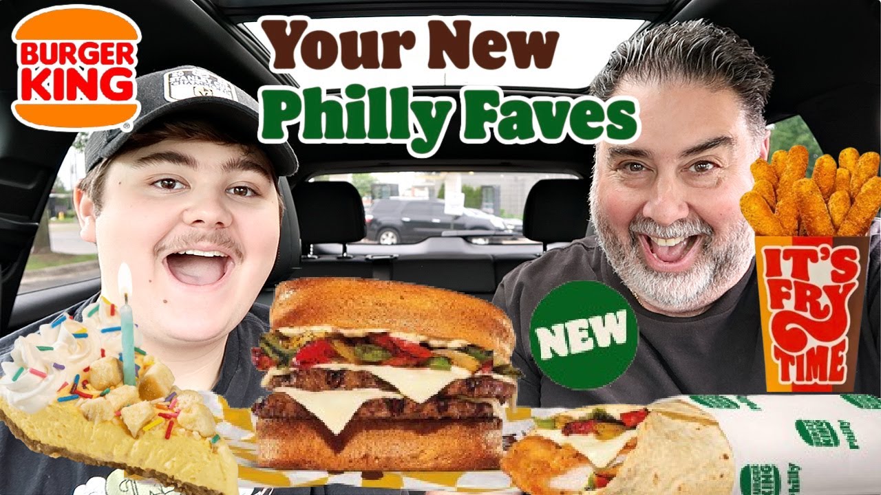 NEW BK Philly Menu, Mozzarella Fries and Birthday Pie