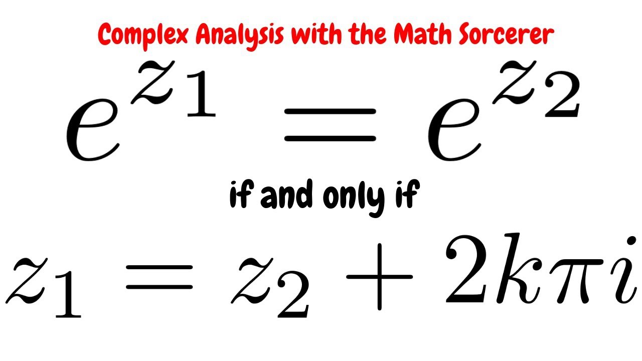 Identity with the Complex Exponential - Complex Analysis Proof