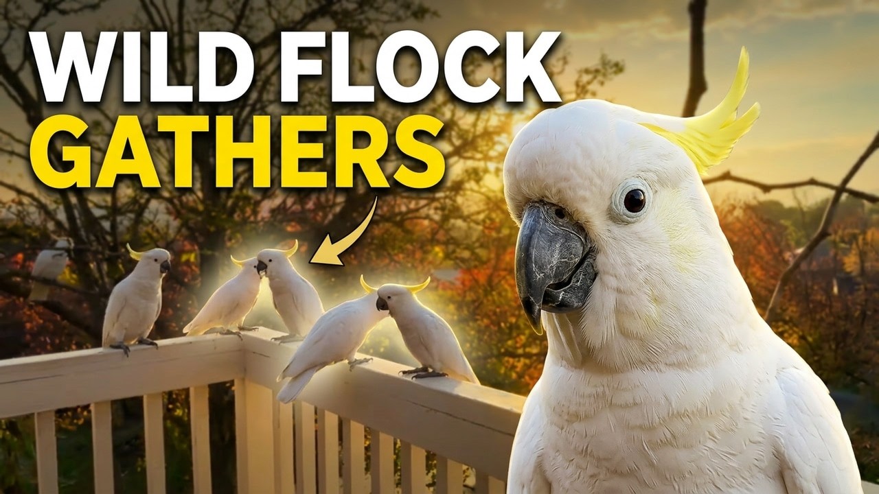 Did you know that Hanging with Wild Cockatoos is Actually Good for You?