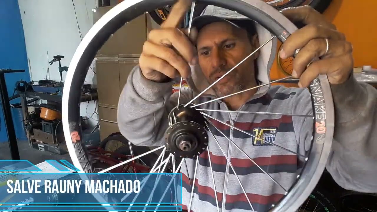 como enraiar  aro em girassol  raiamento fácil de fazer  bicicleta