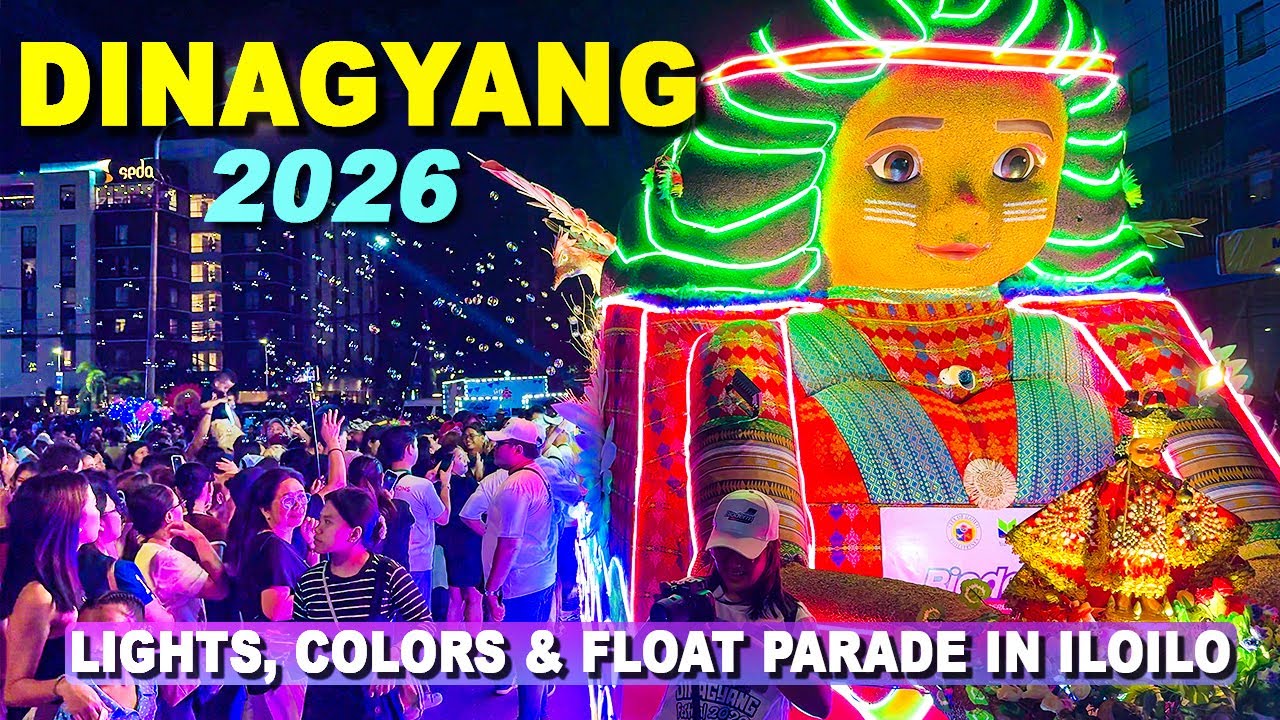 Dinagyang Festival 2026 🇵🇭 | Festival Floats, Street Celebration and Non-Stop Music in ILOILO CITY