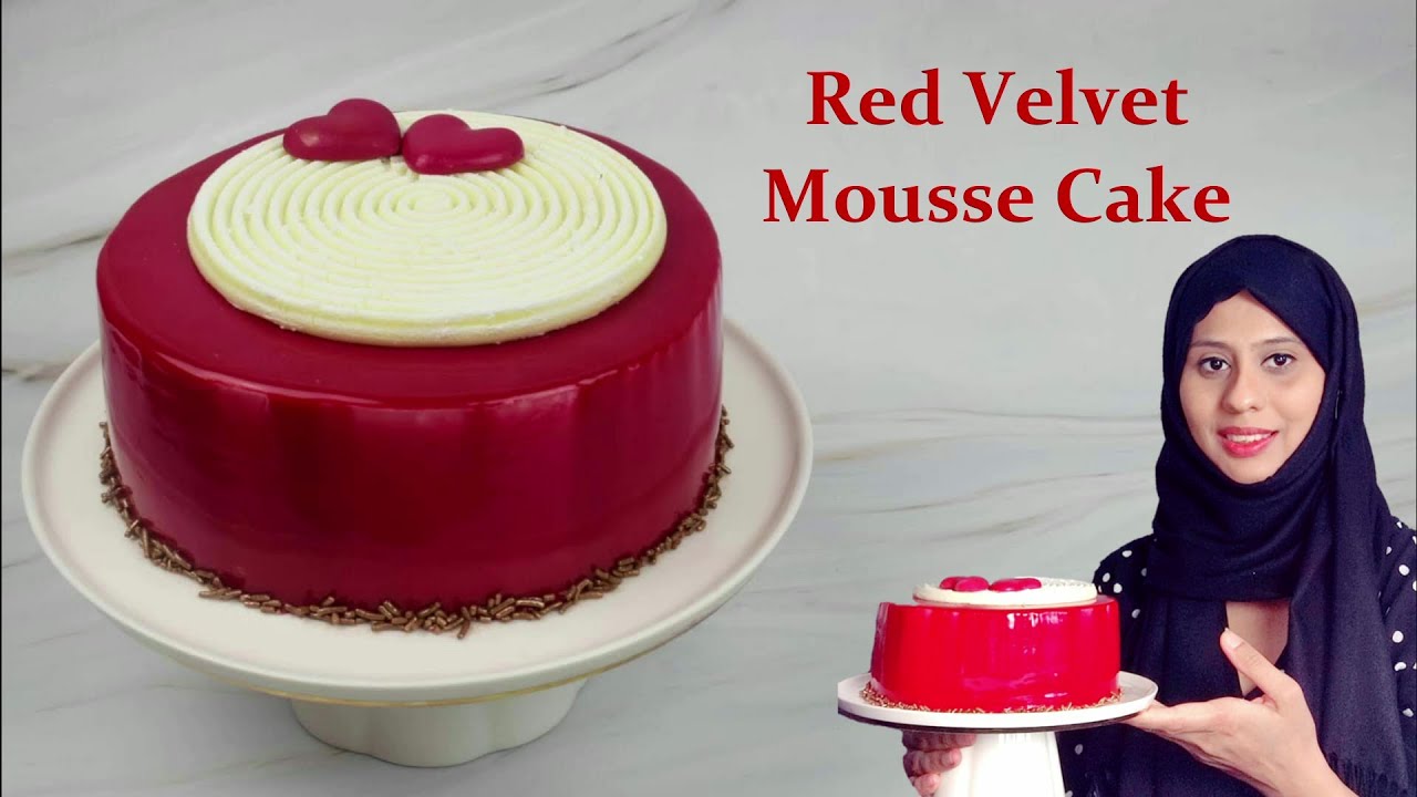 Red Velvet MOUSSE Cake | Red Velvet Cake ASMR